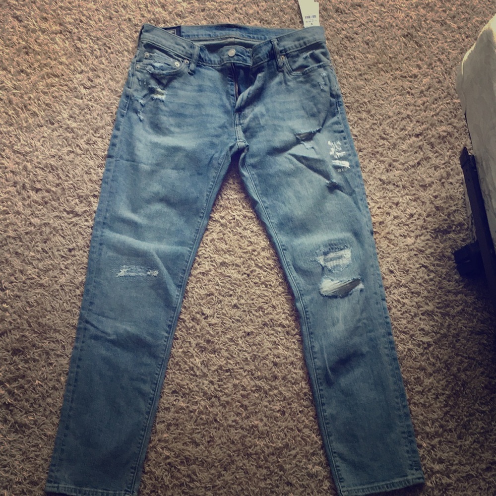 Abercrombie and Fitch Athletic Slim Jeans